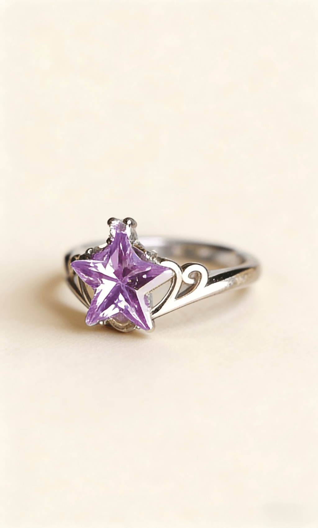 Vintage Murano Glass Star Ring - Doraflora